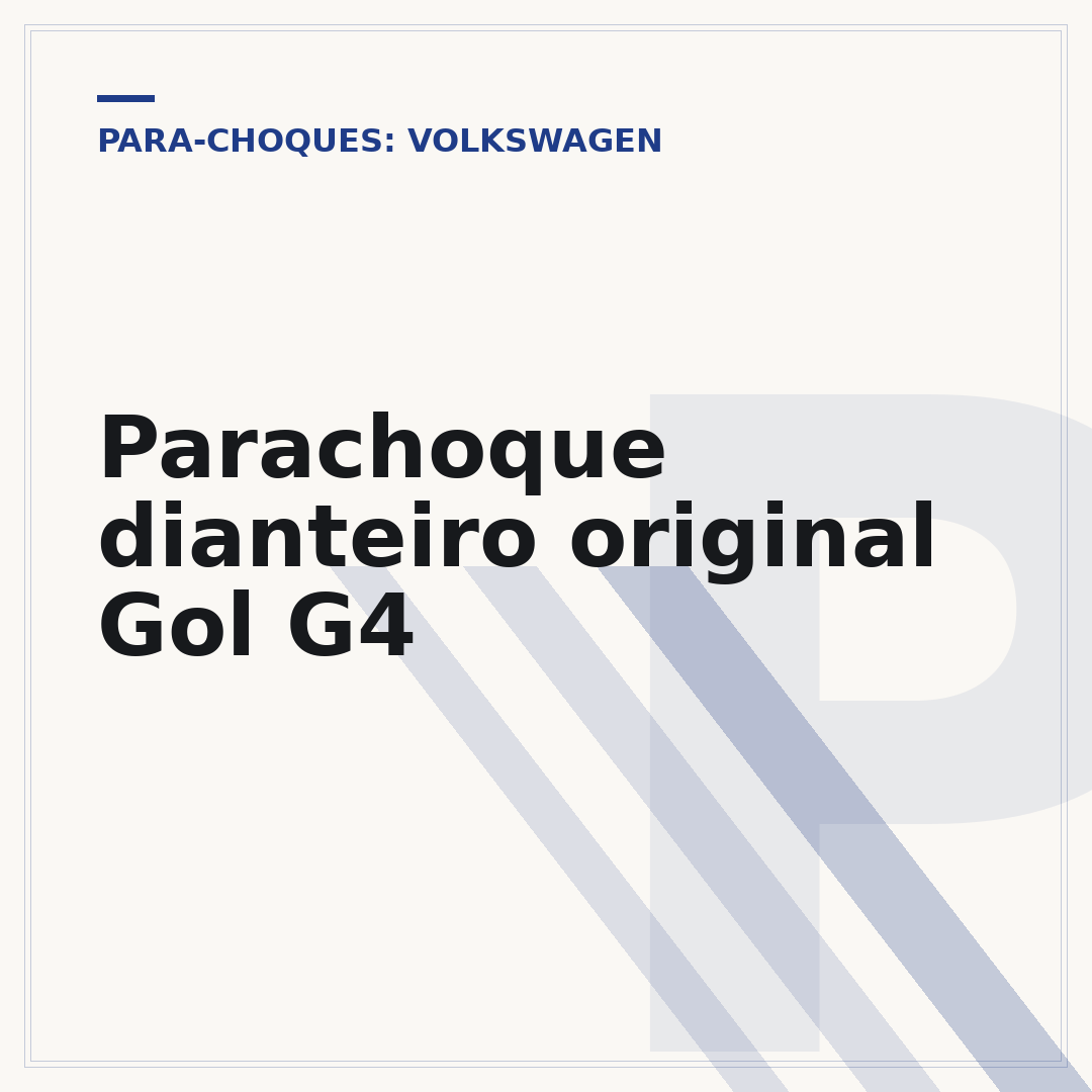 Parachoque dianteiro original Gol G4
