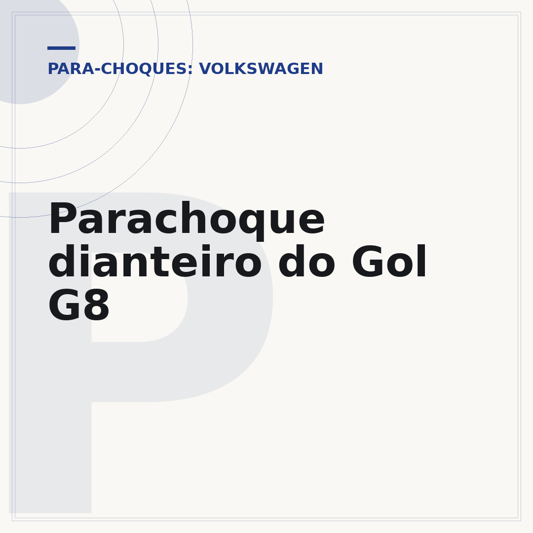 Parachoque dianteiro do Gol G8