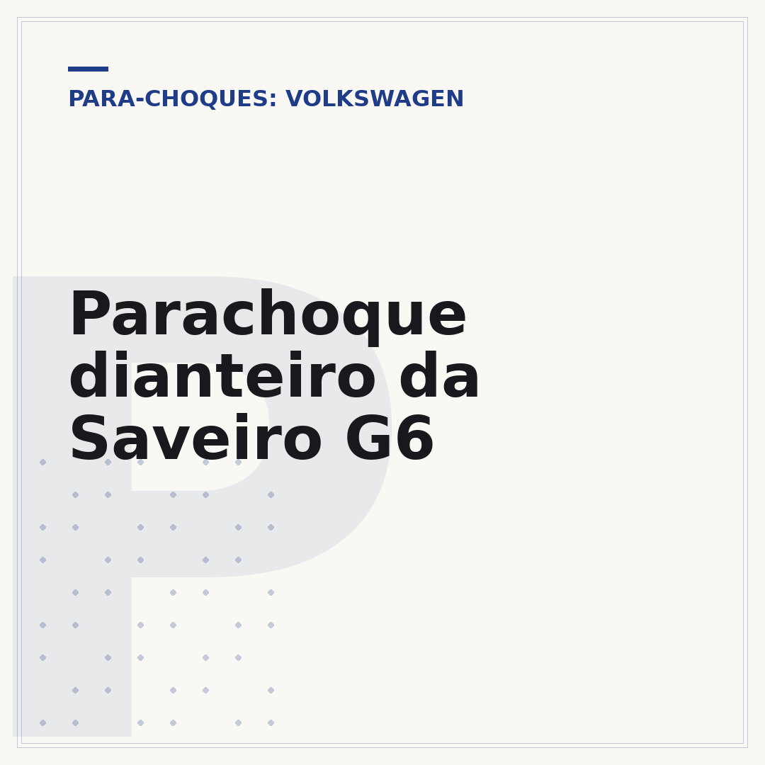 Parachoque dianteiro da Saveiro G6
