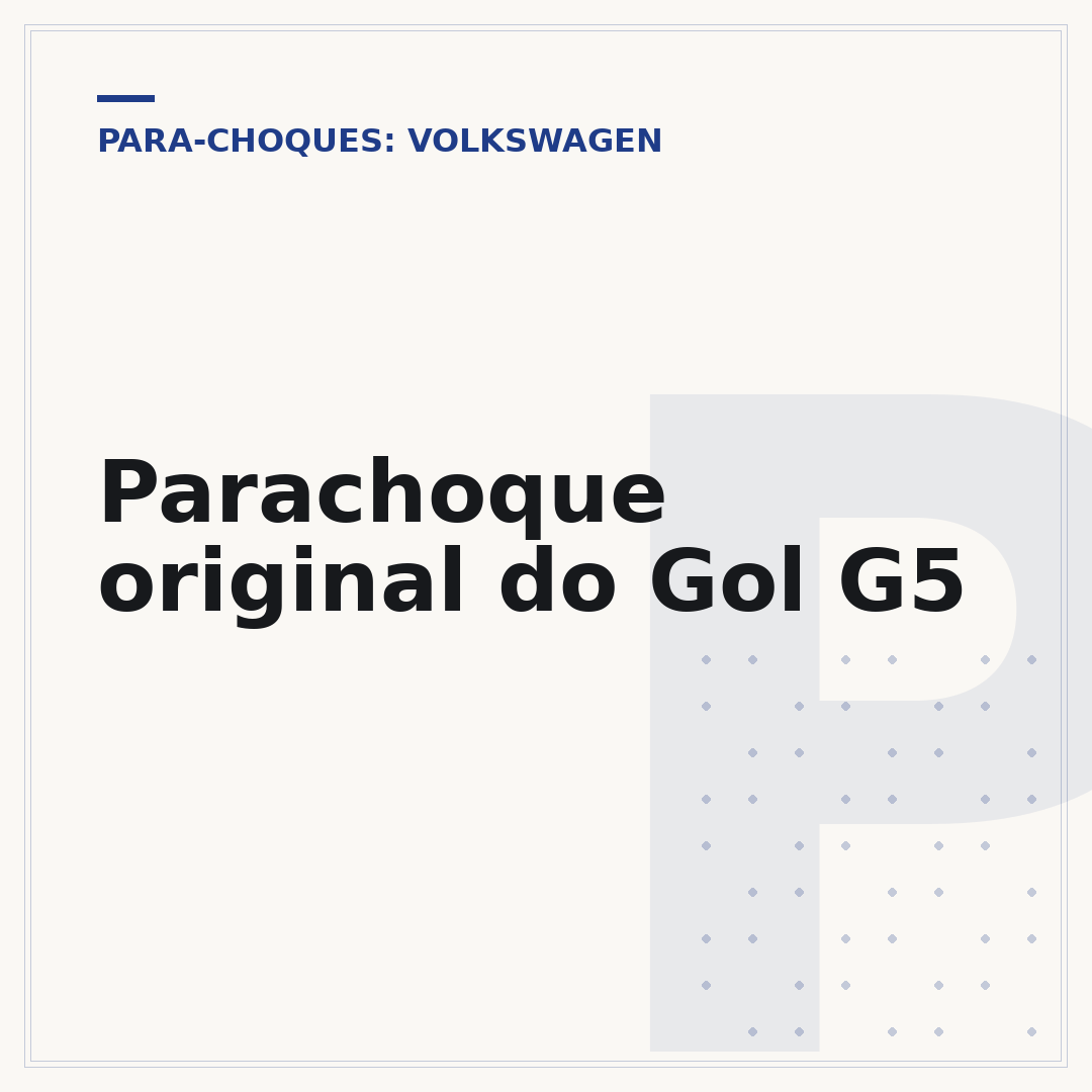 Parachoque original do Gol G5