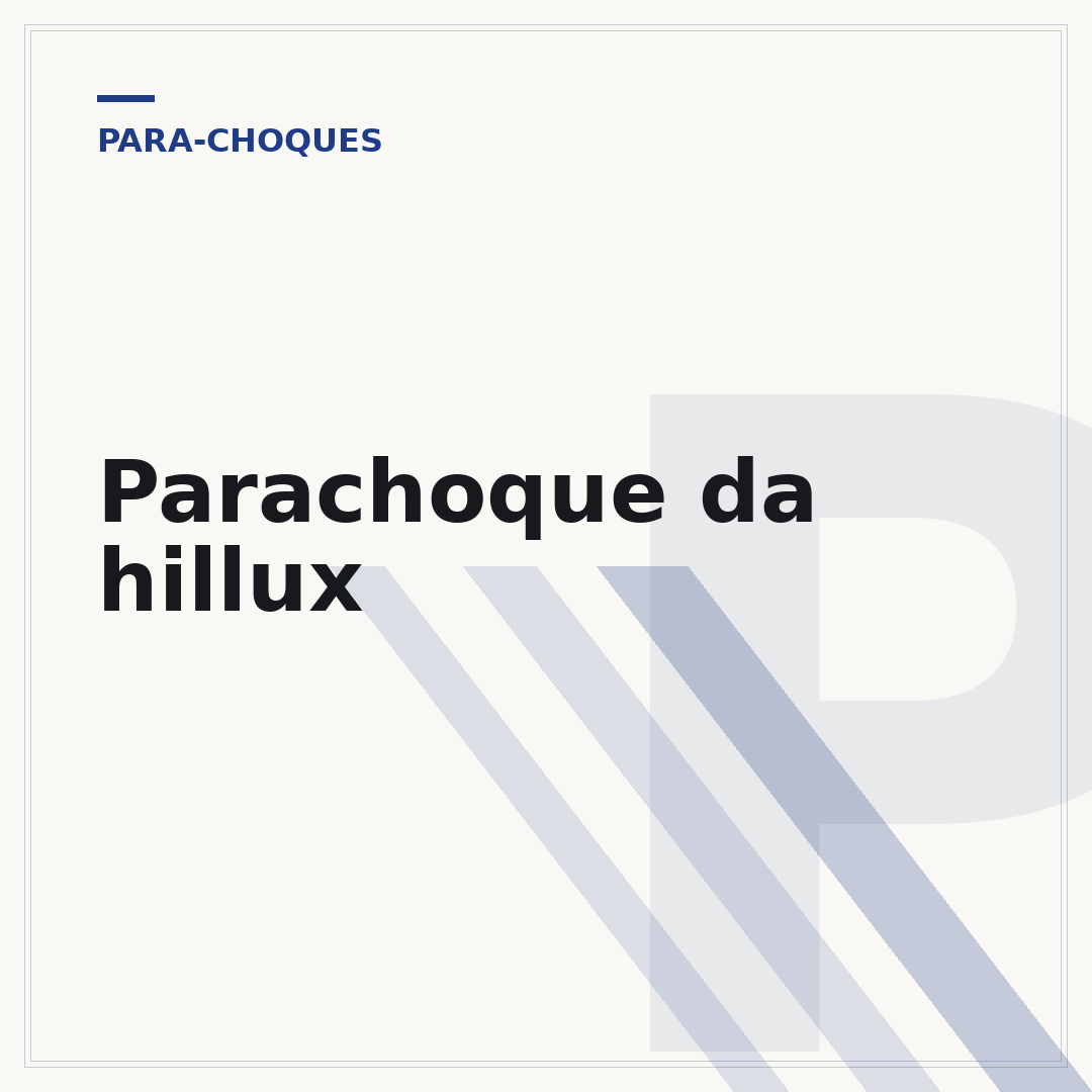 Parachoque da hillux