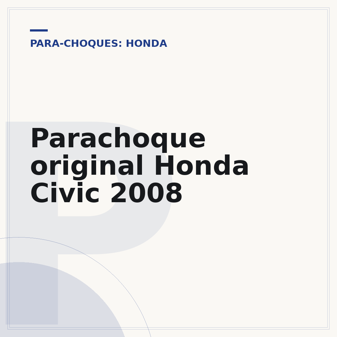Parachoque original Honda Civic 2008