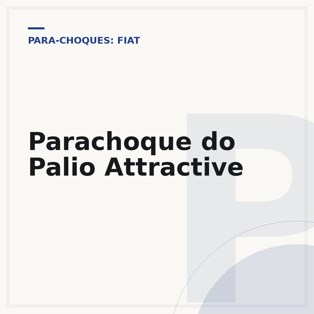 Parachoque do Palio Attractive