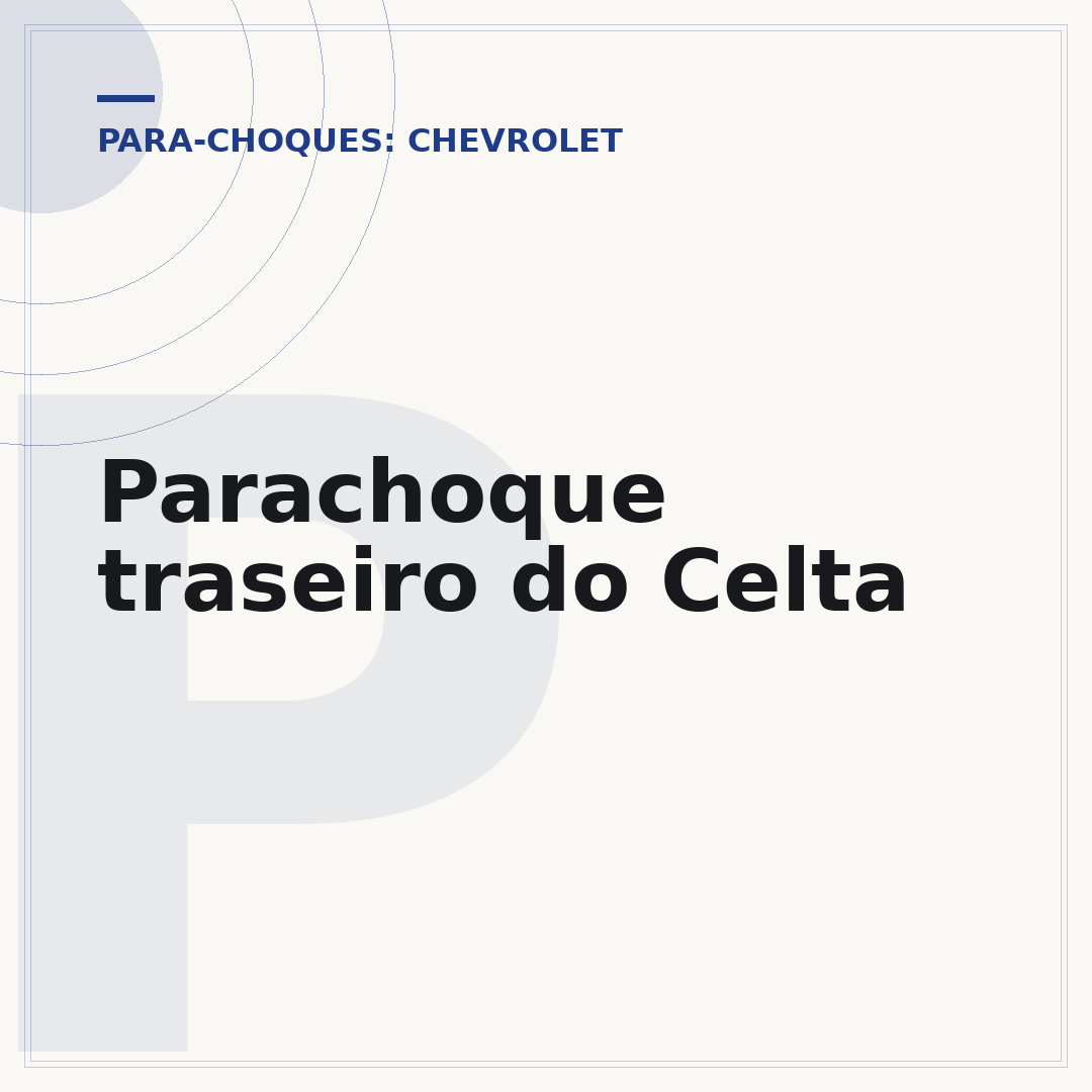 Parachoque traseiro do Celta