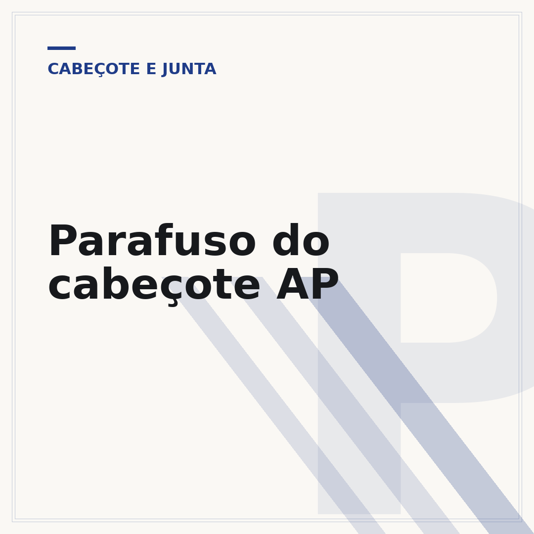 Parafuso do cabeçote AP