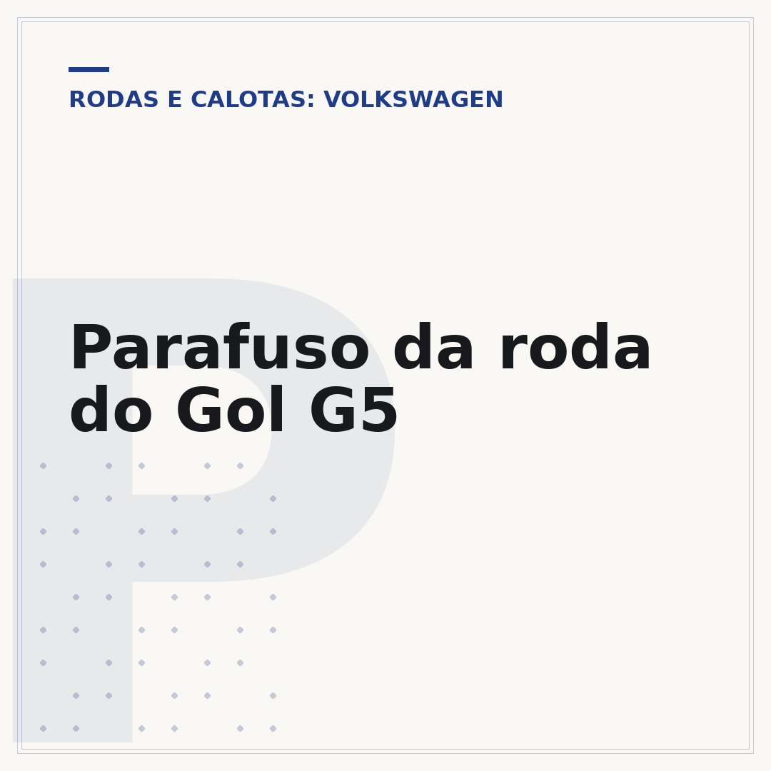 Parafuso da roda do Gol G5