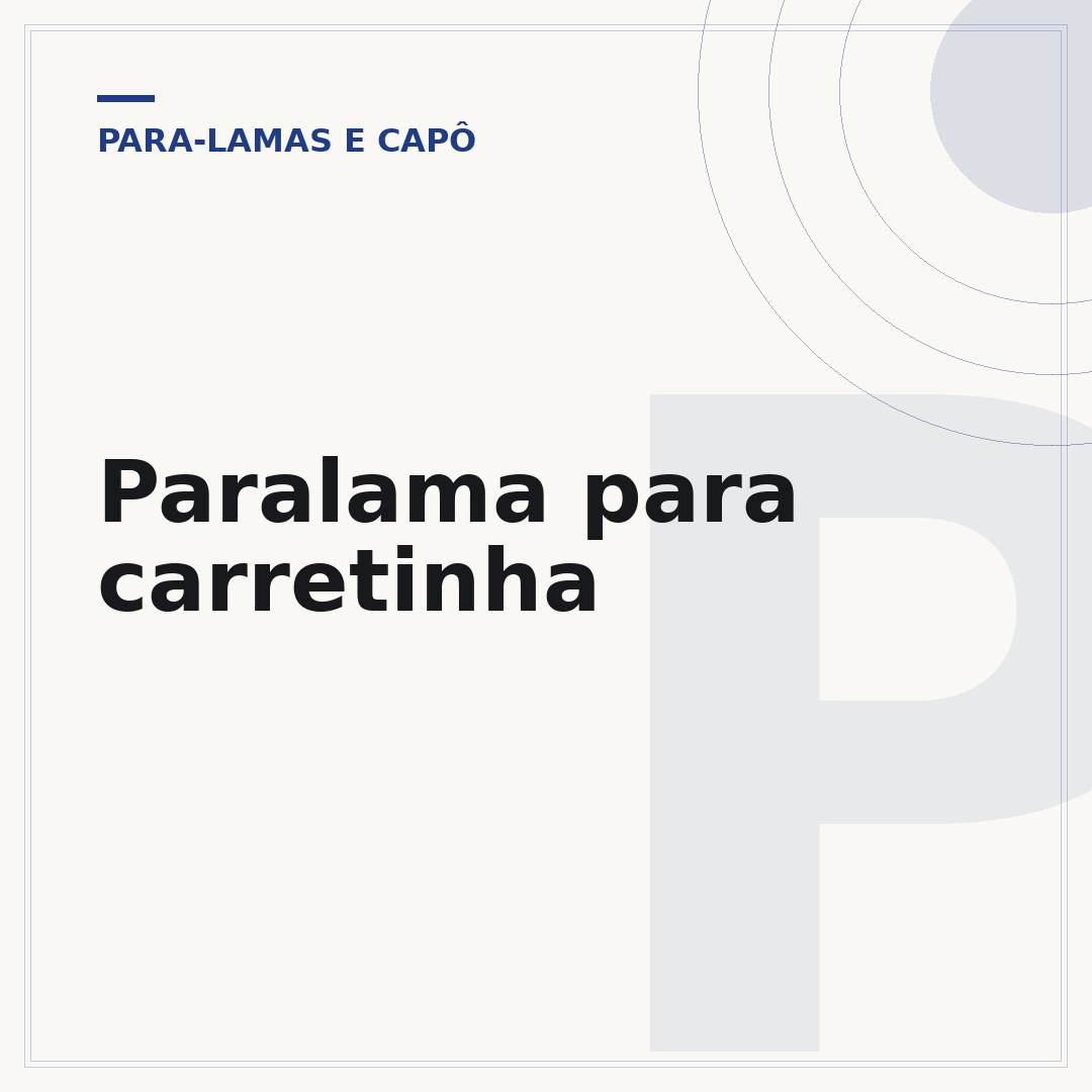 Paralama para carretinha