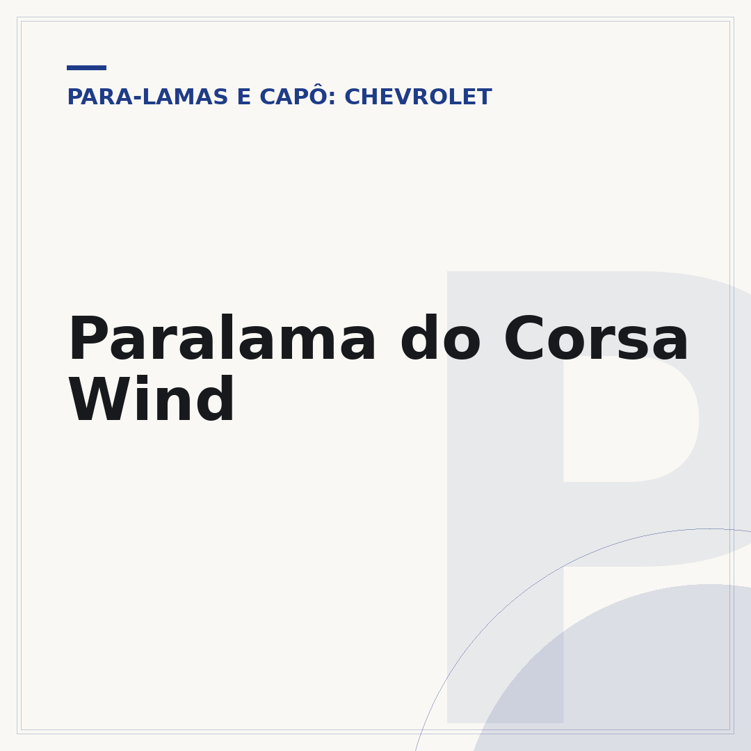 Paralama do Corsa Wind