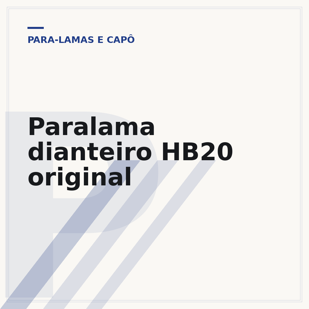 Paralama dianteiro HB20 original