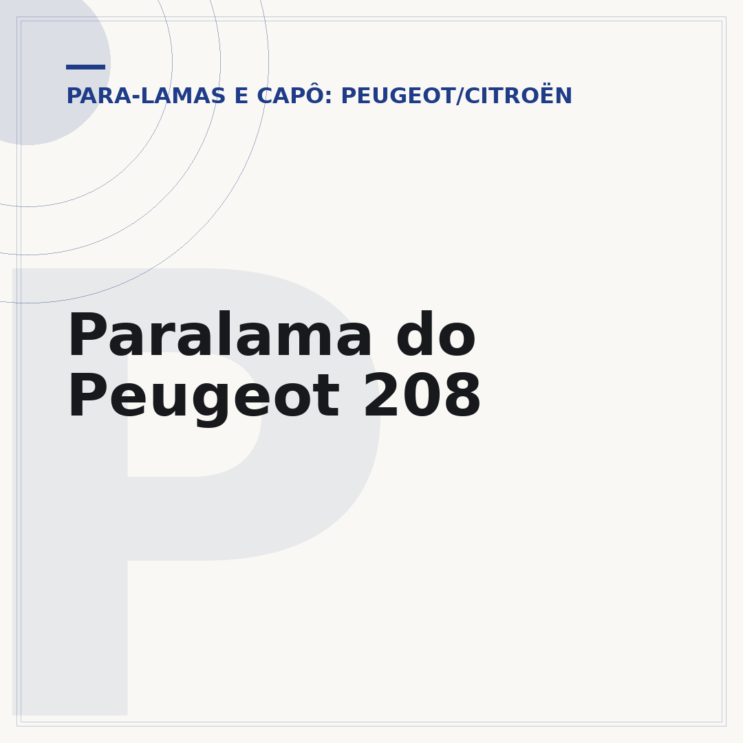 Paralama do Peugeot 208