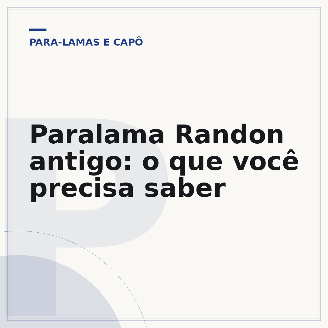 Paralama Randon antigo: o que você precisa saber
