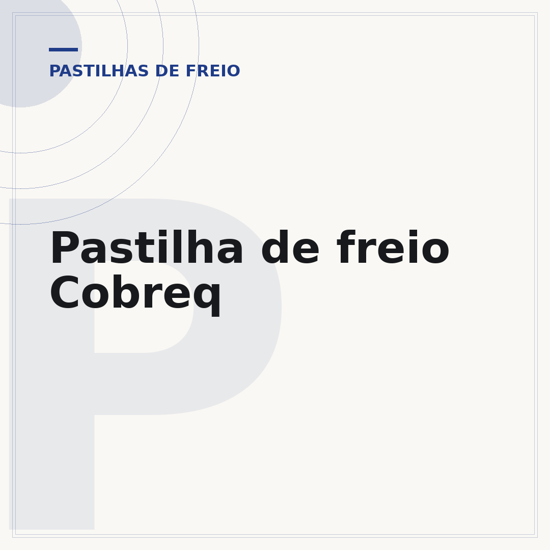 Pastilha de freio Cobreq