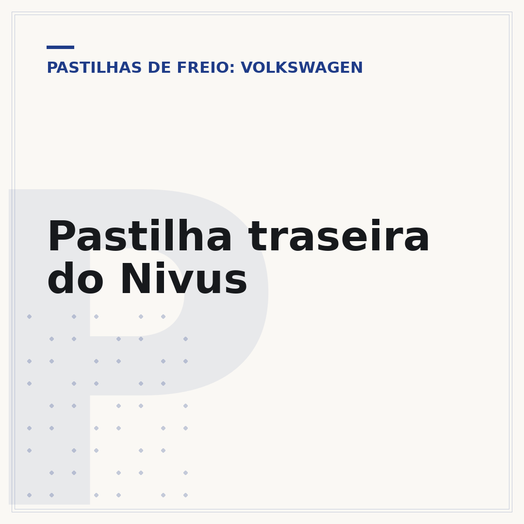 Pastilha traseira do Nivus