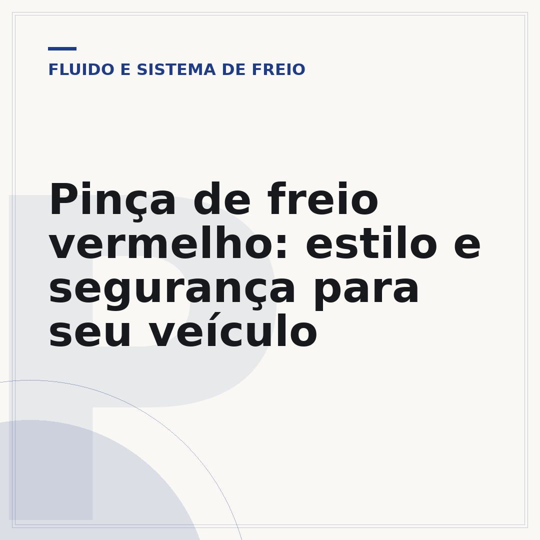 Pinça de freio vermelho: estilo e segurança para seu veículo