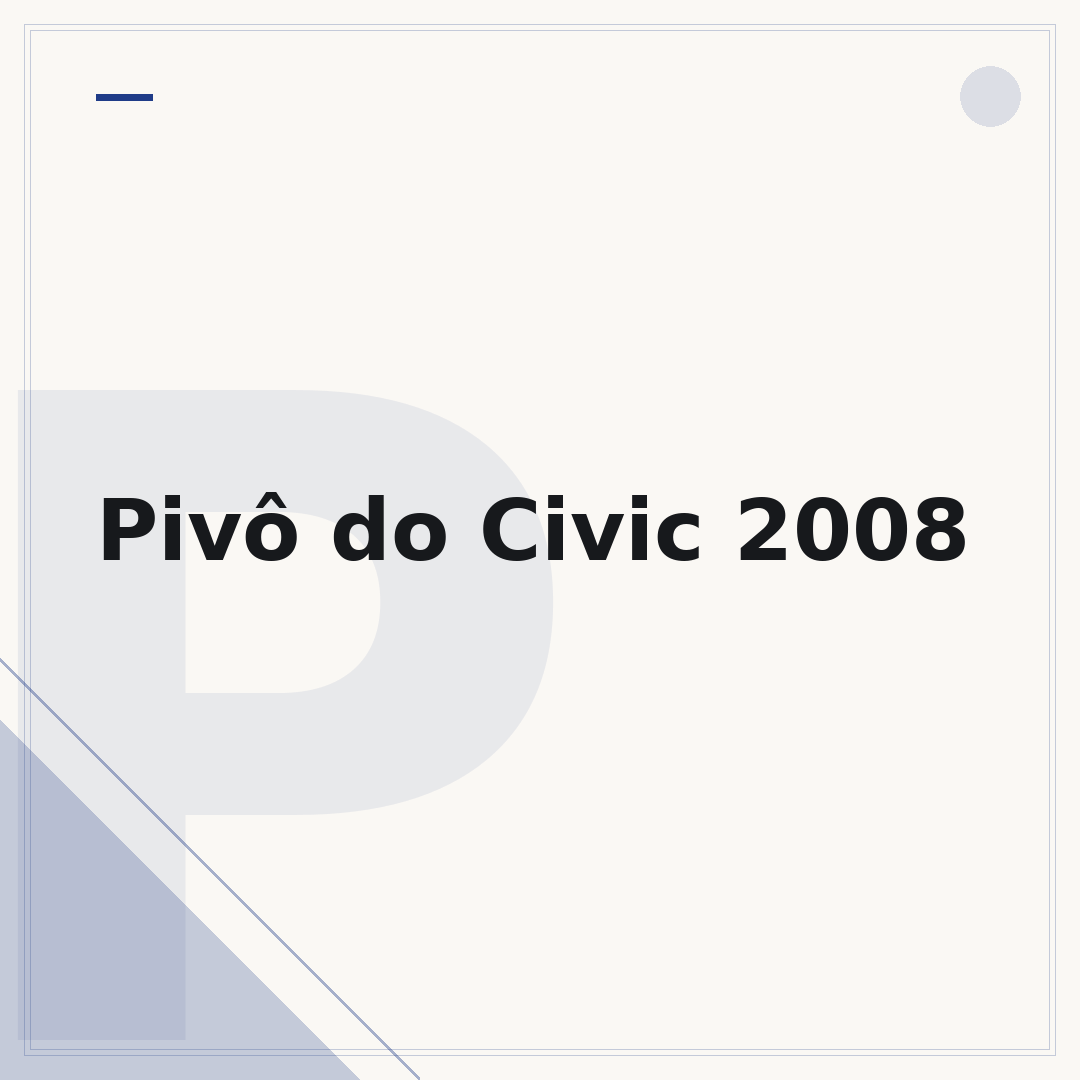 Pivô do Civic 2008