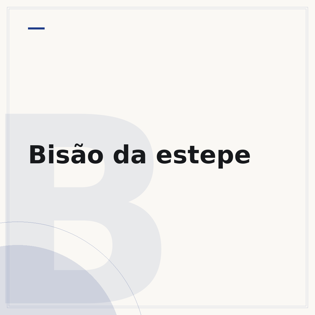 Bisão da estepe