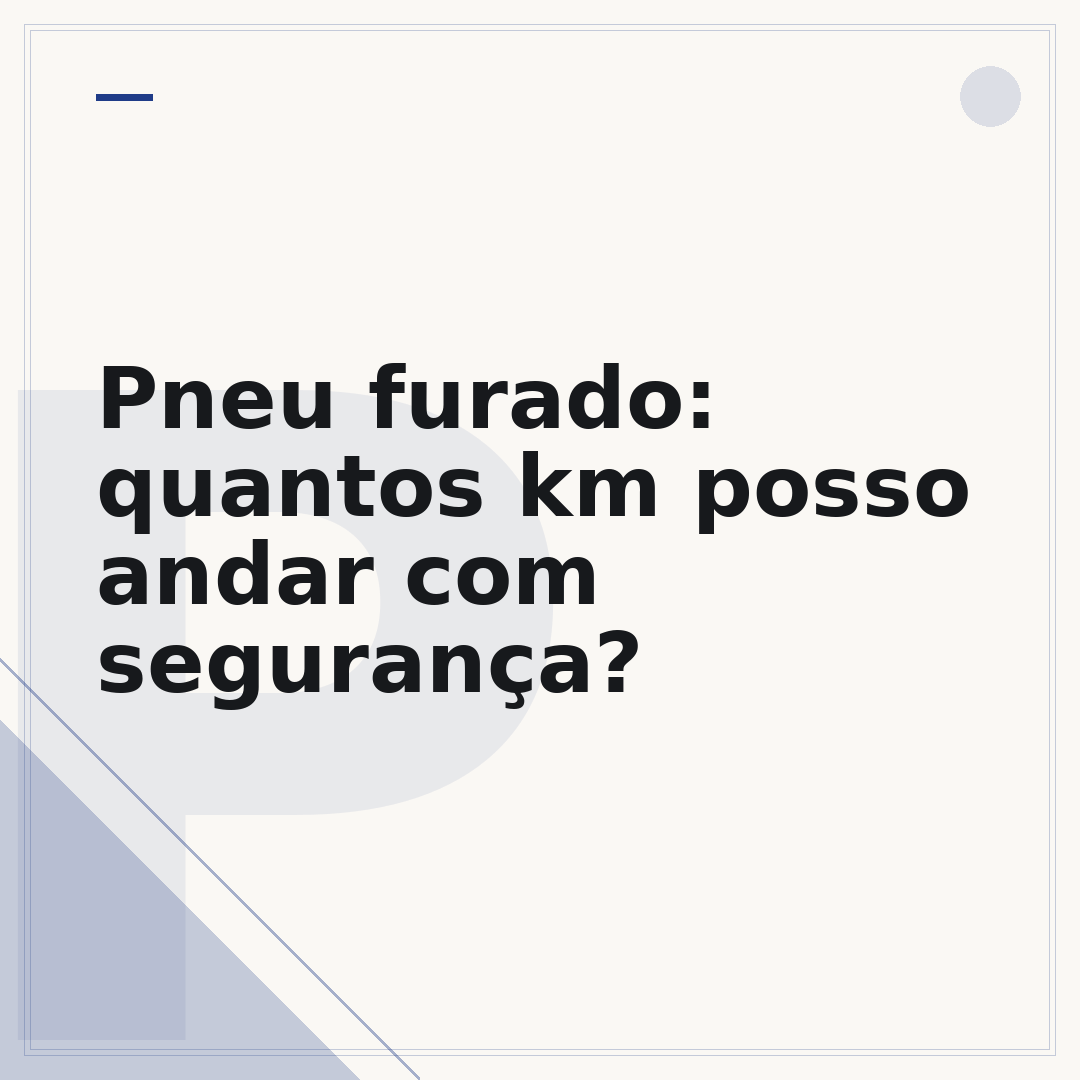 Pneu furado: quantos km posso andar com segurança?