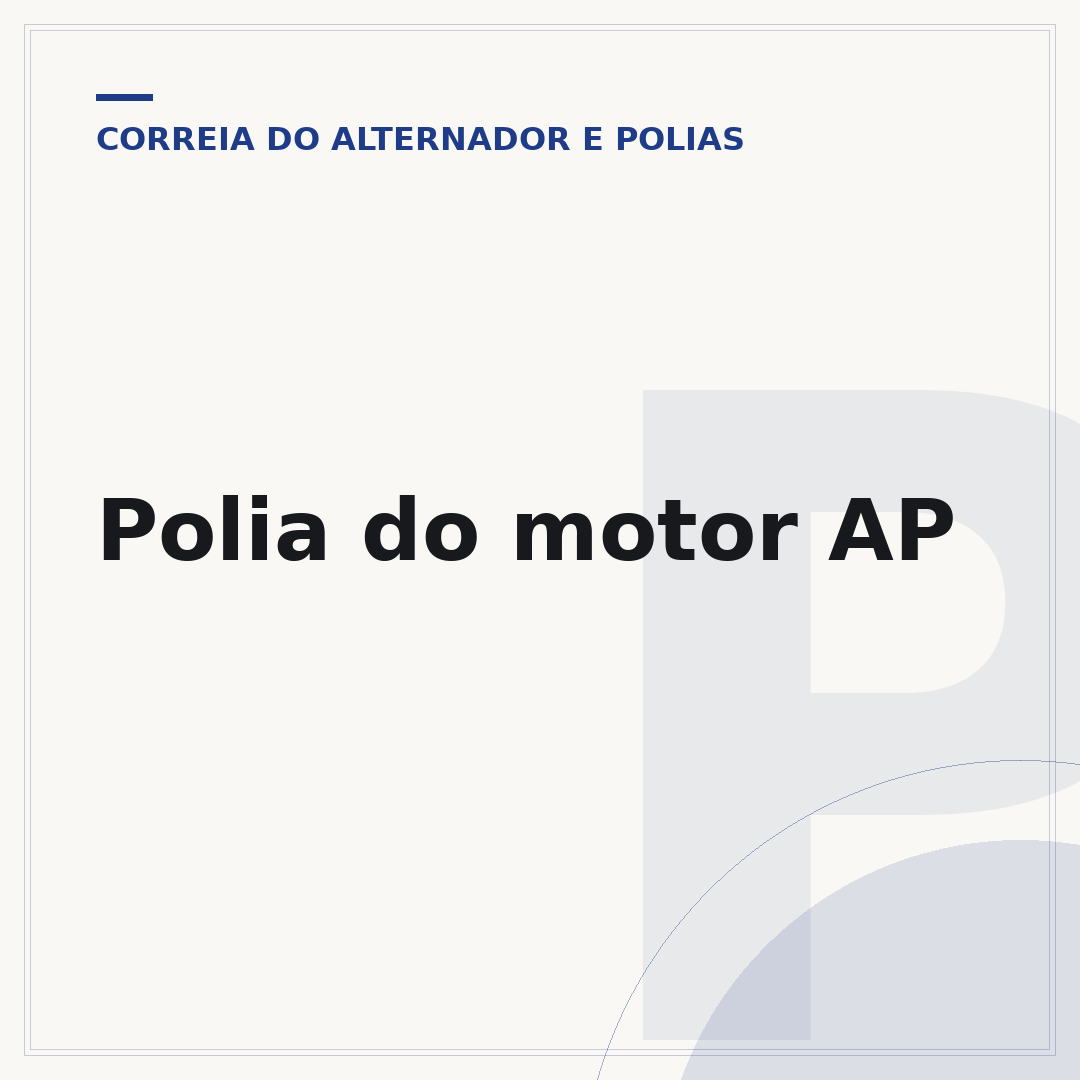 Polia do motor AP