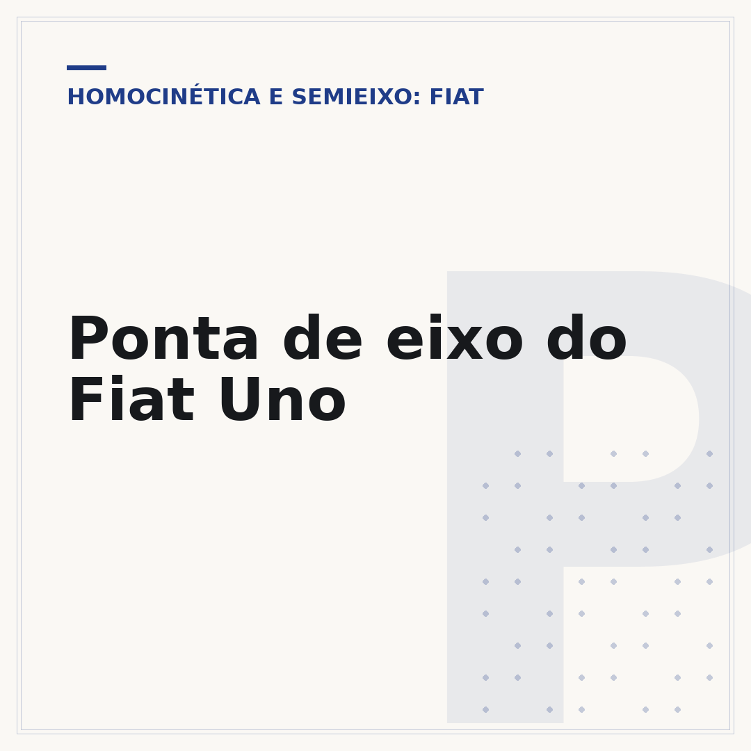 Ponta de eixo do Fiat Uno