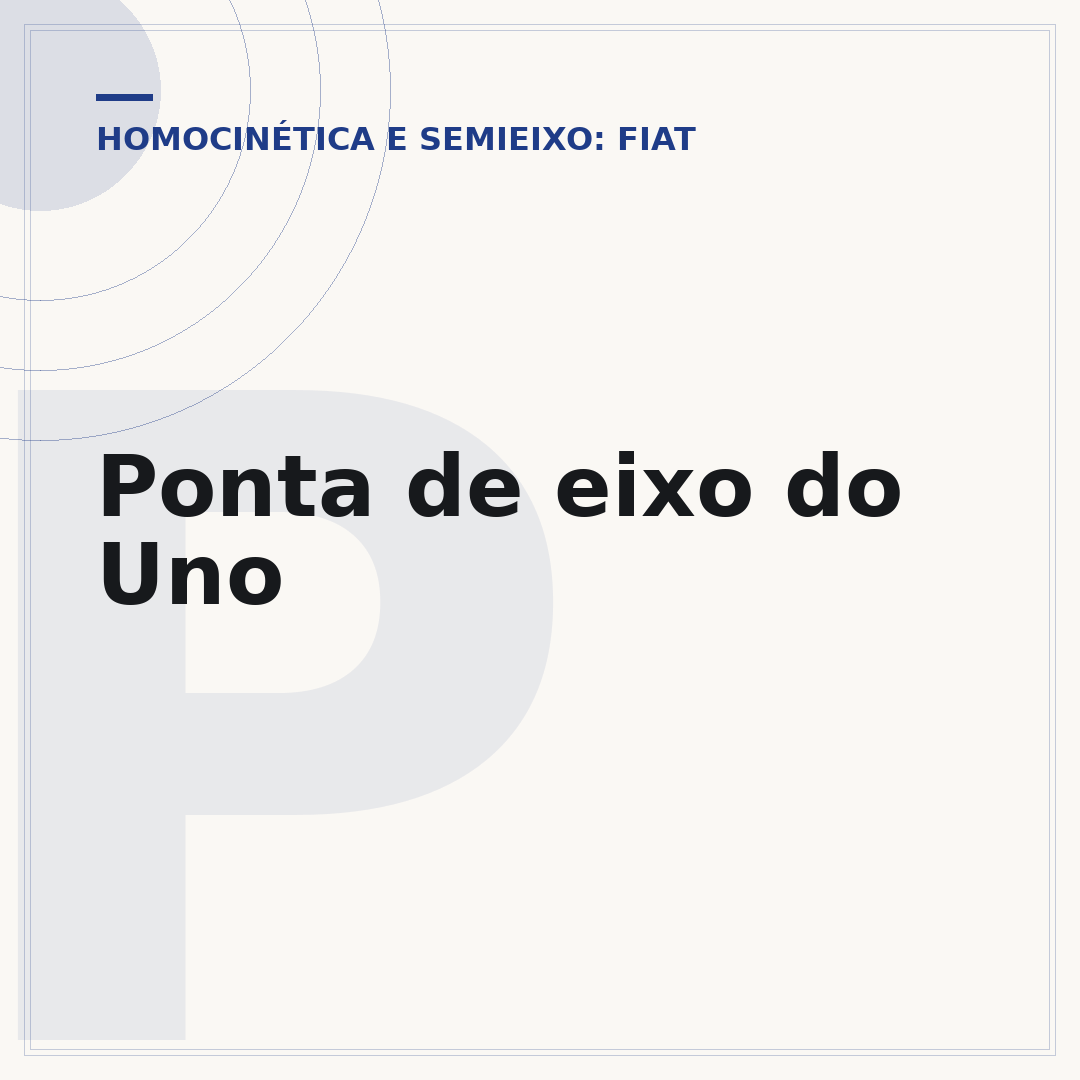 Ponta de eixo do Uno
