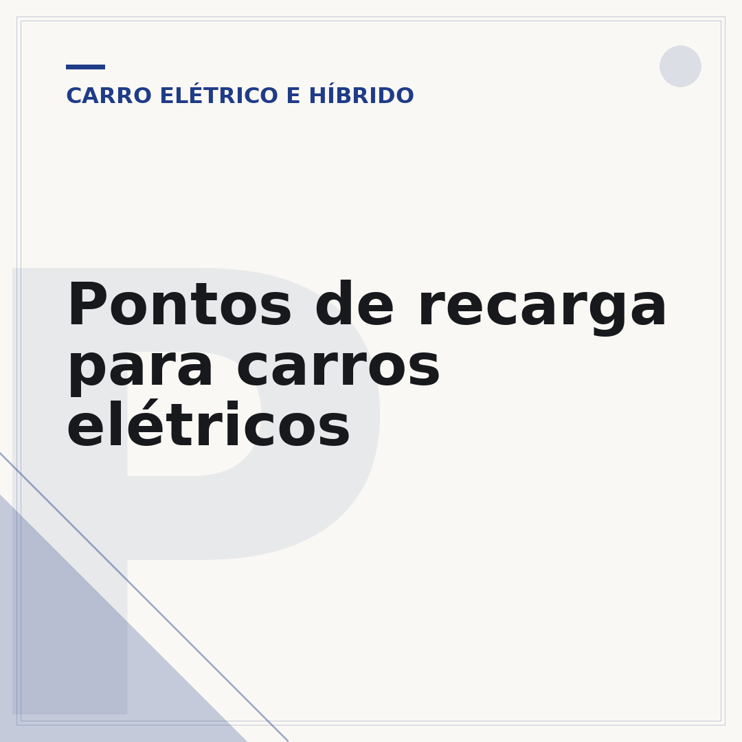 Pontos de recarga para carros elétricos
