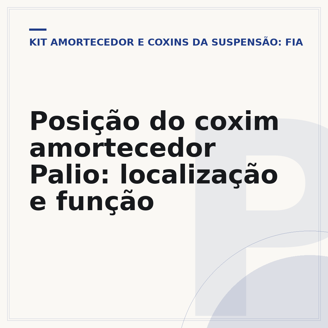 Posição do coxim amortecedor Palio: localização e função