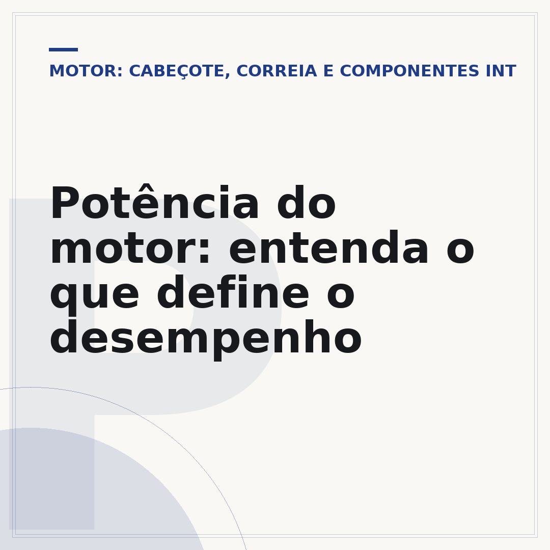 Potência do motor: entenda o que define o desempenho