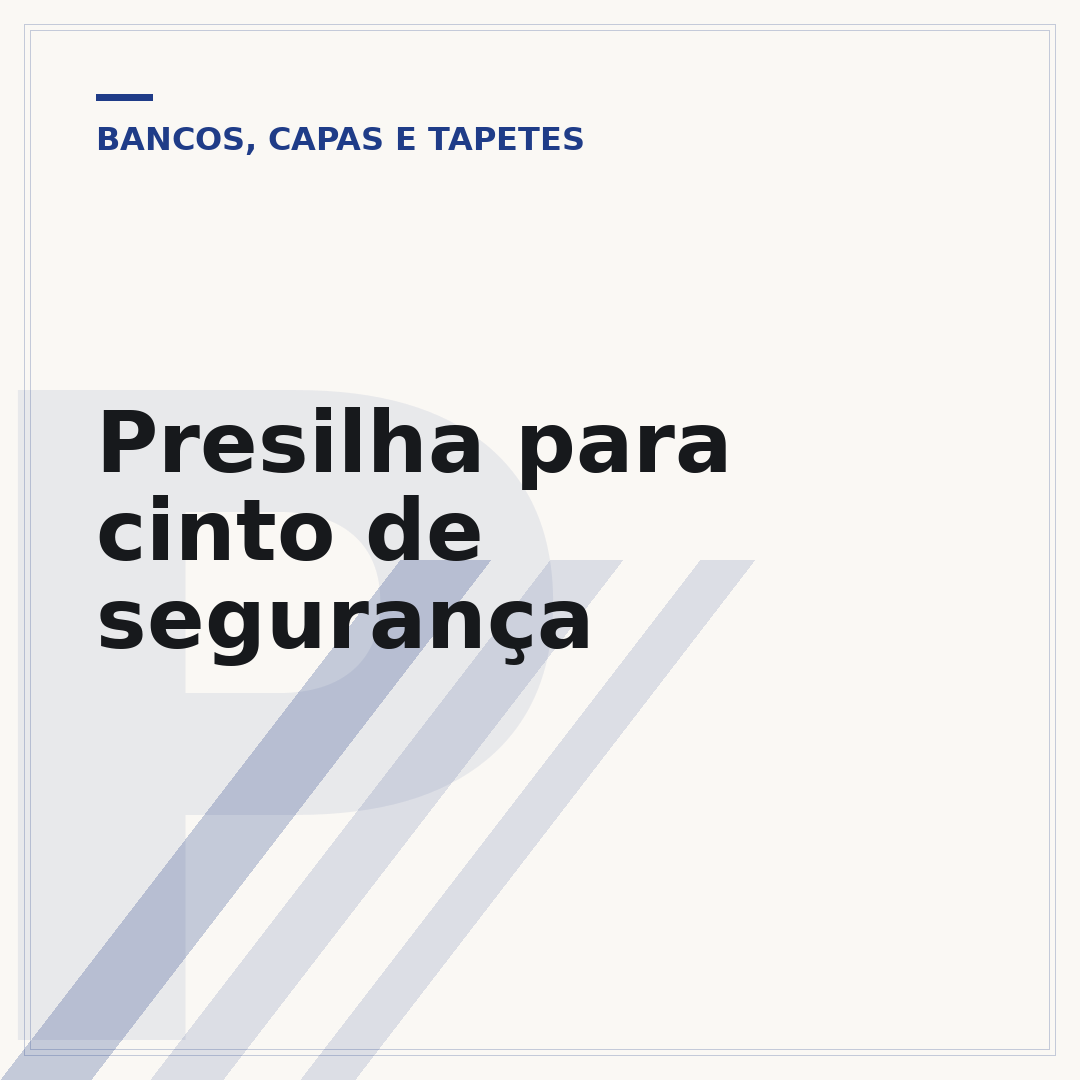 Presilha para cinto de segurança