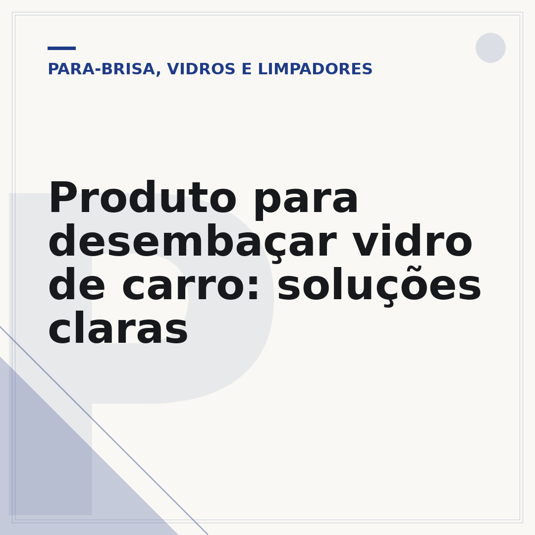 Produto para desembaçar vidro de carro: soluções claras