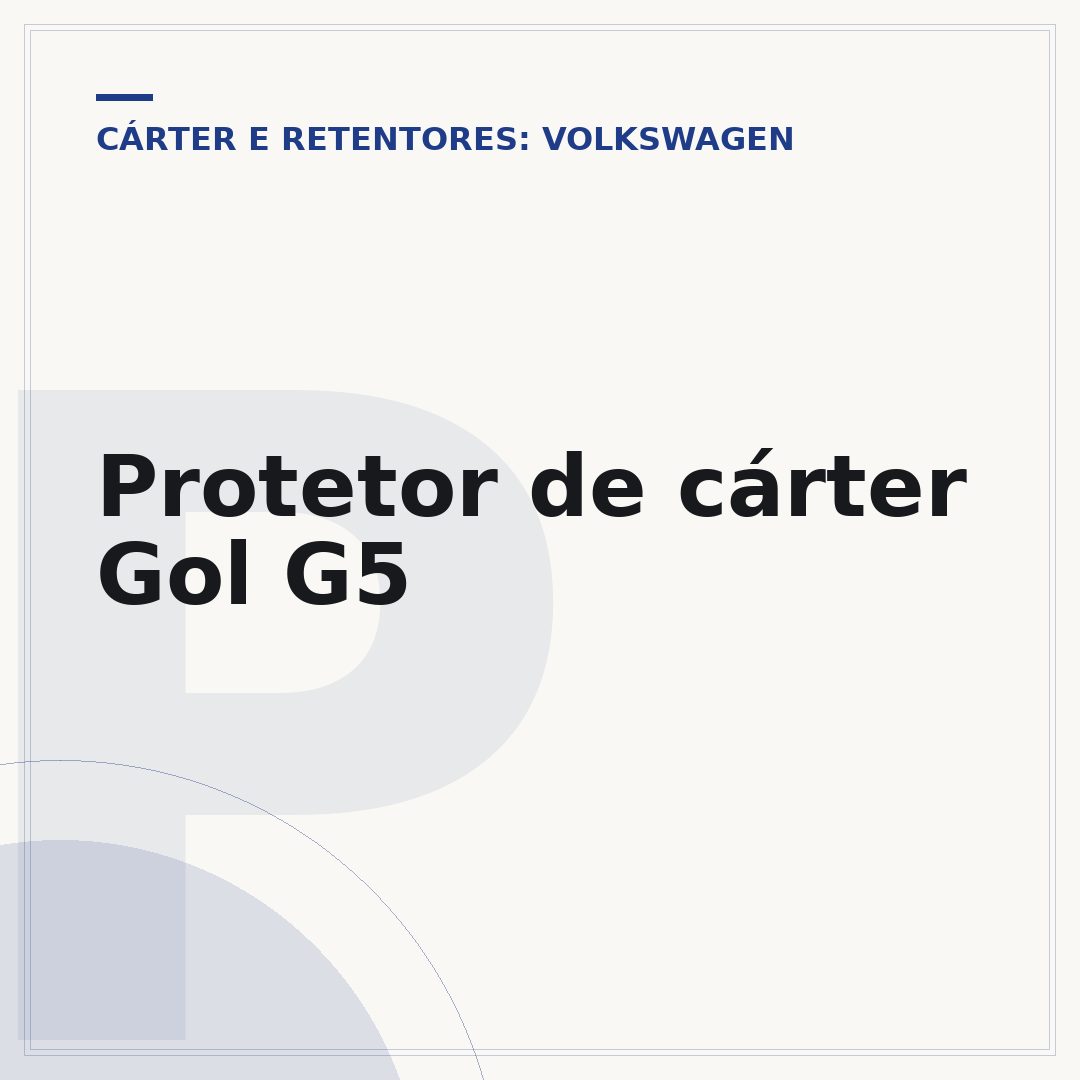 Protetor de cárter Gol G5