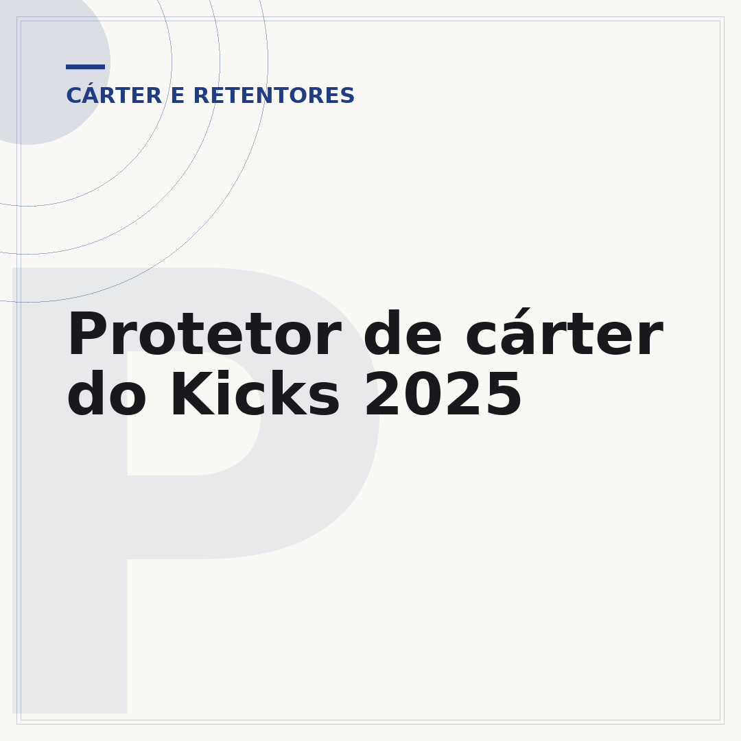 Protetor de cárter do Kicks 2025