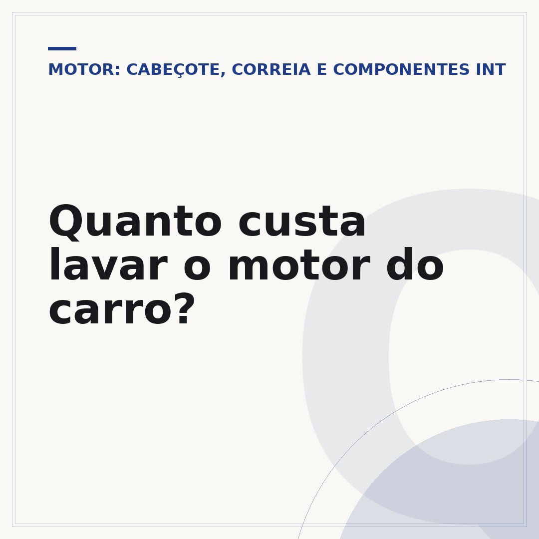 Quanto custa lavar o motor do carro?