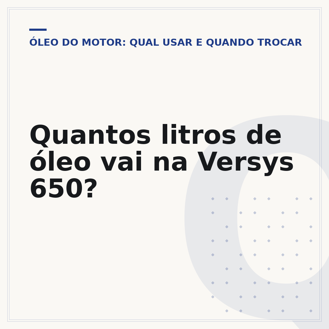 Quantos litros de óleo vai na Versys 650?