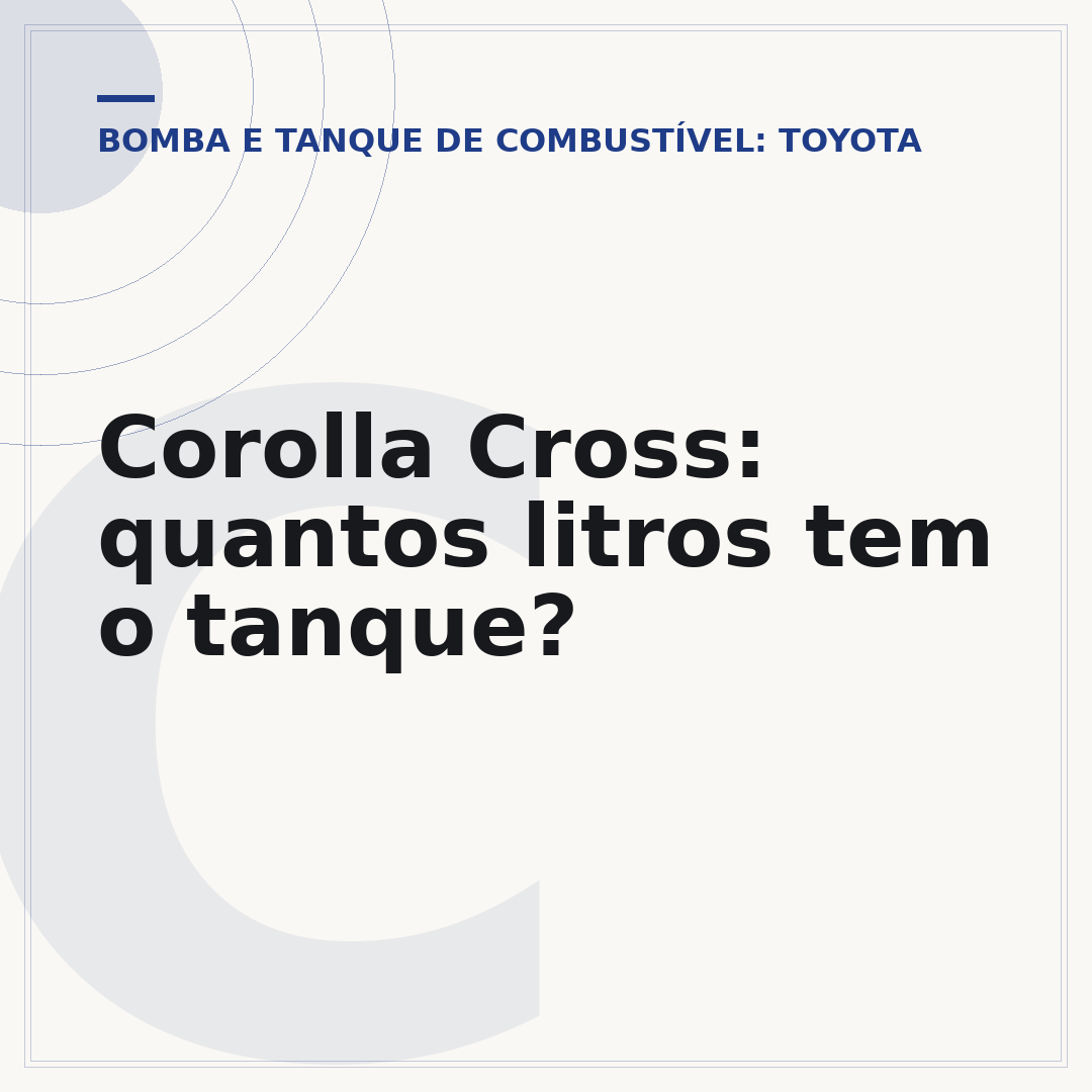 Corolla Cross: quantos litros tem o tanque?