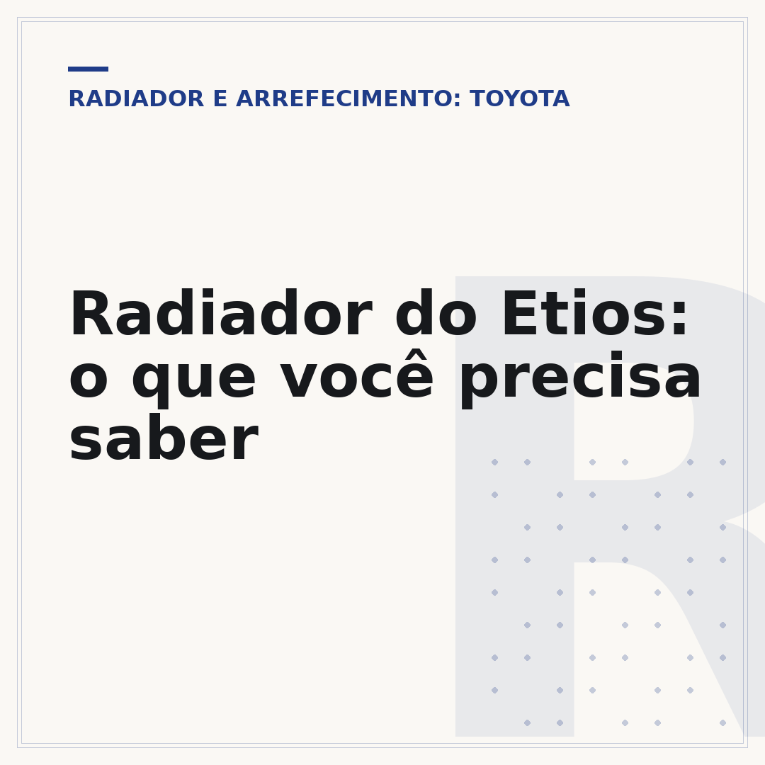 Radiador do Etios: o que você precisa saber