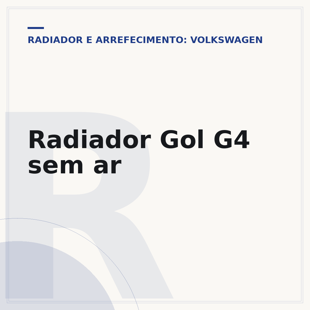 Radiador Gol G4 sem ar
