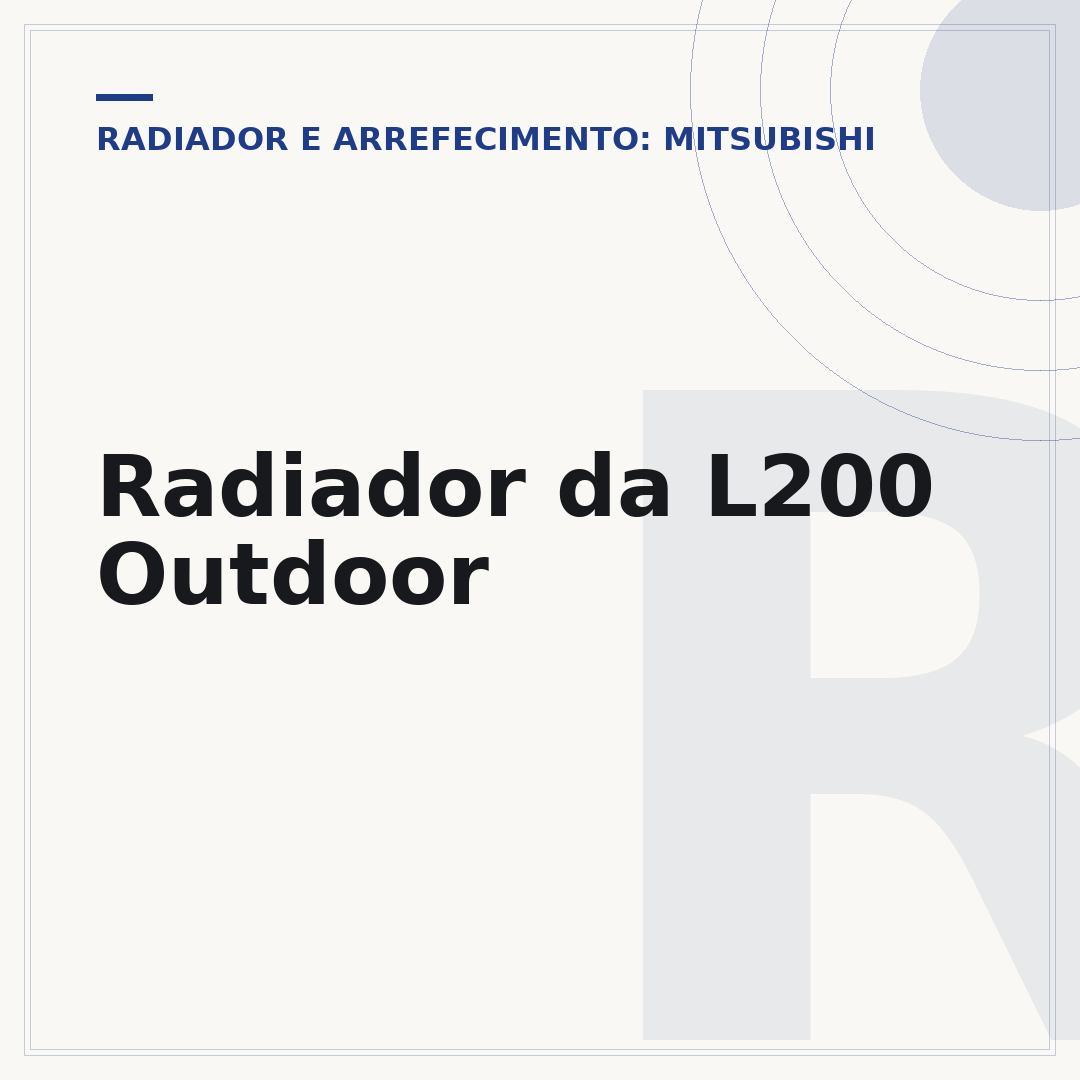Radiador da L200 Outdoor