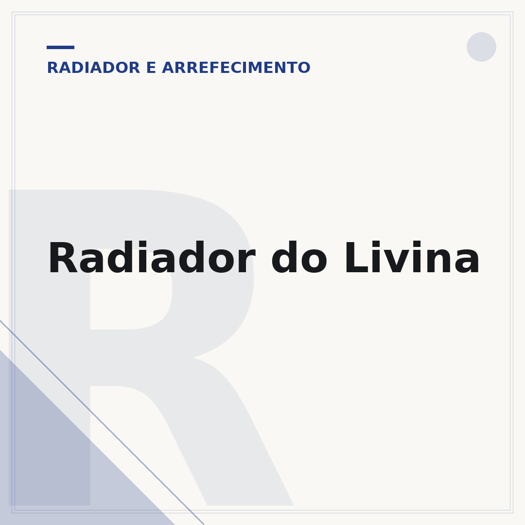 Radiador do Livina