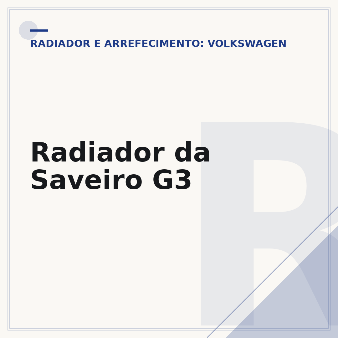 Radiador da Saveiro G3
