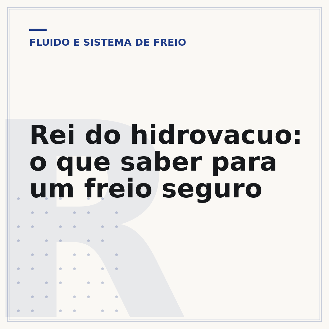 Rei do hidrovacuo: o que saber para um freio seguro