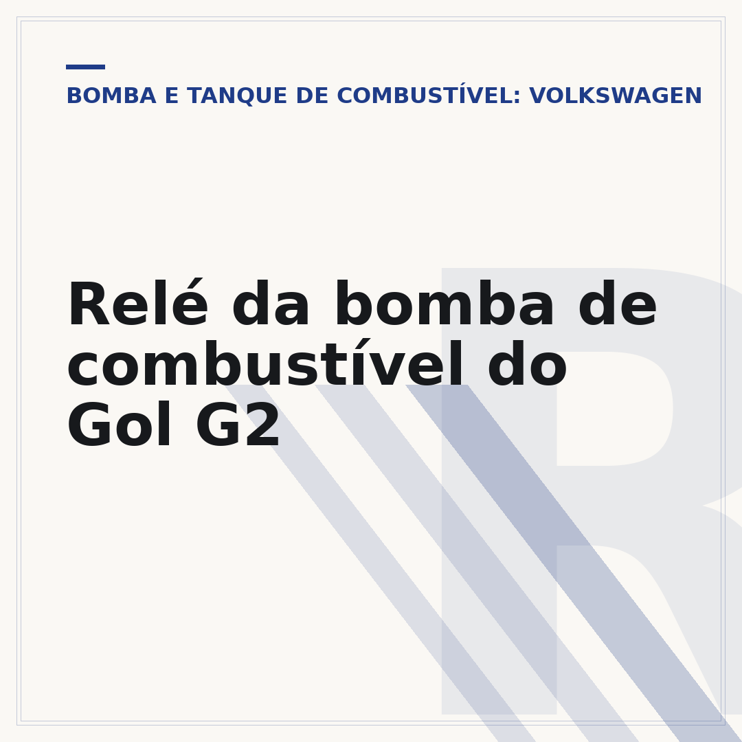 Relé da bomba de combustível do Gol G2