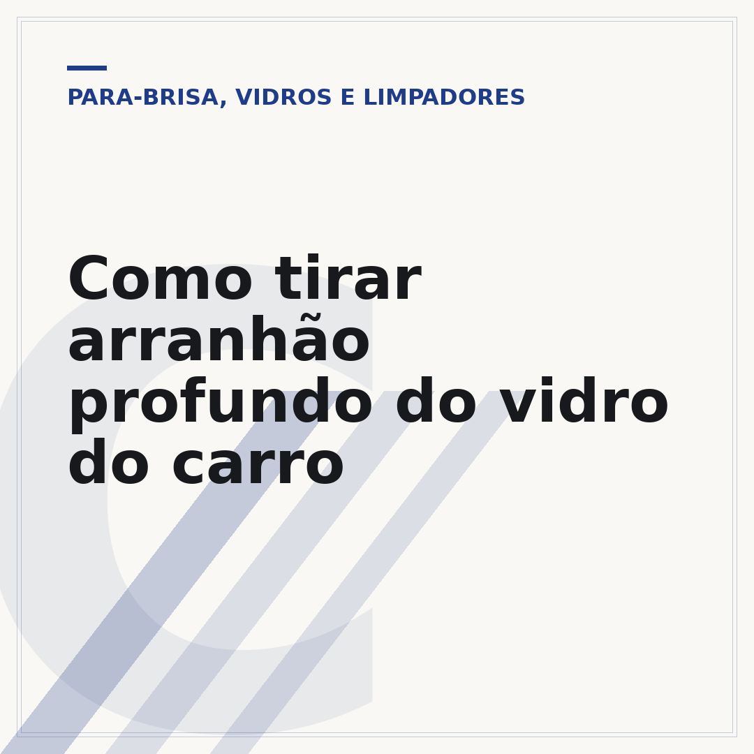 Como tirar arranhão profundo do vidro do carro
