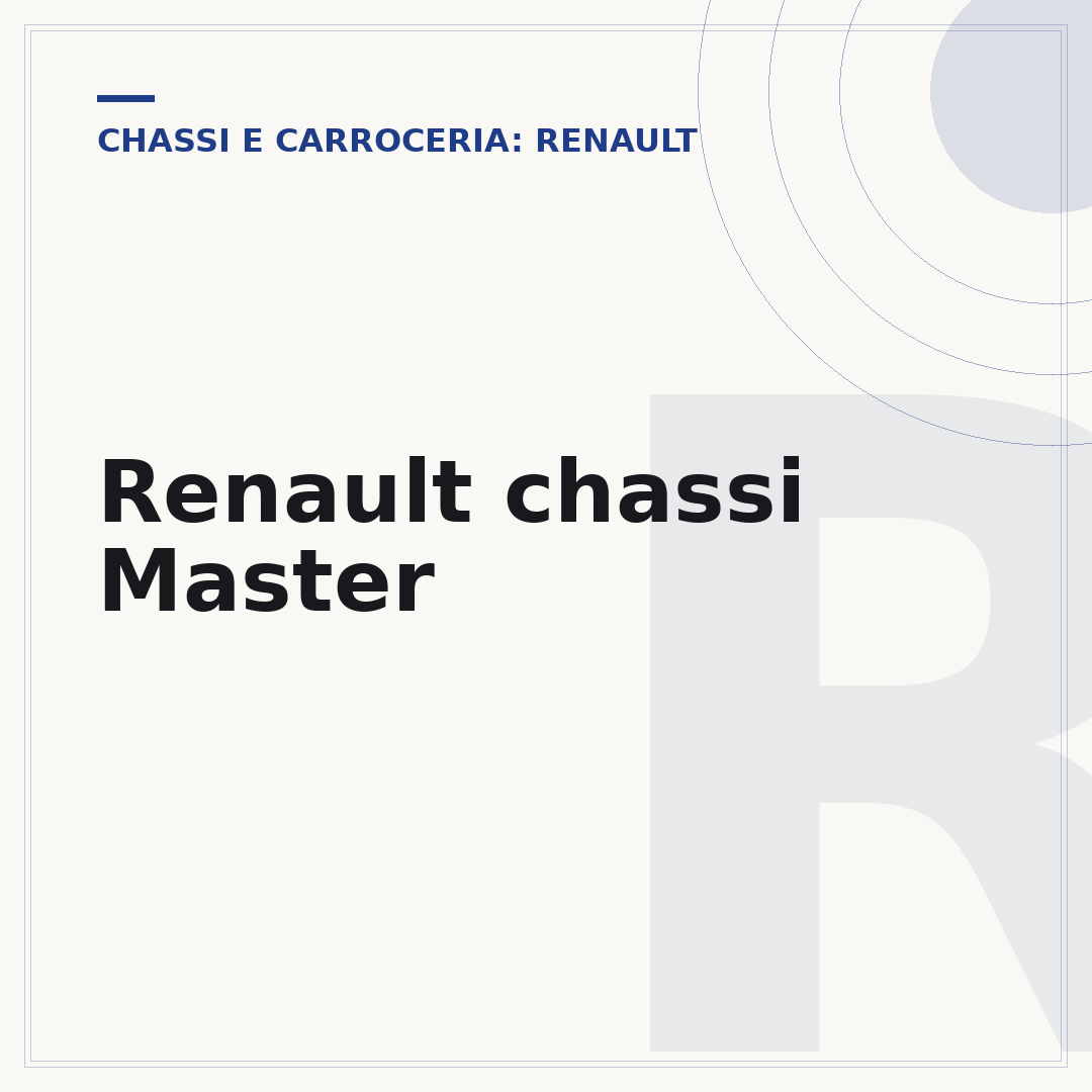 Renault chassi Master