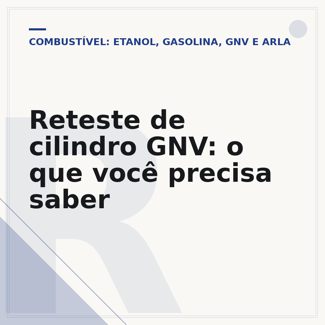 Reteste de cilindro GNV: o que você precisa saber