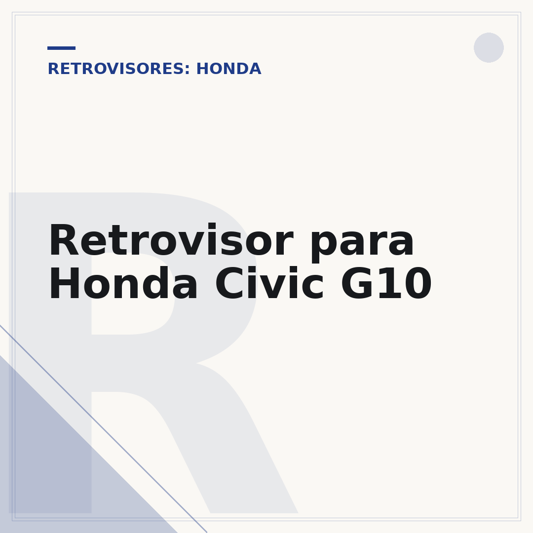 Retrovisor para Honda Civic G10