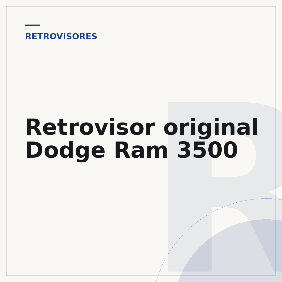 Retrovisor original Dodge Ram 3500