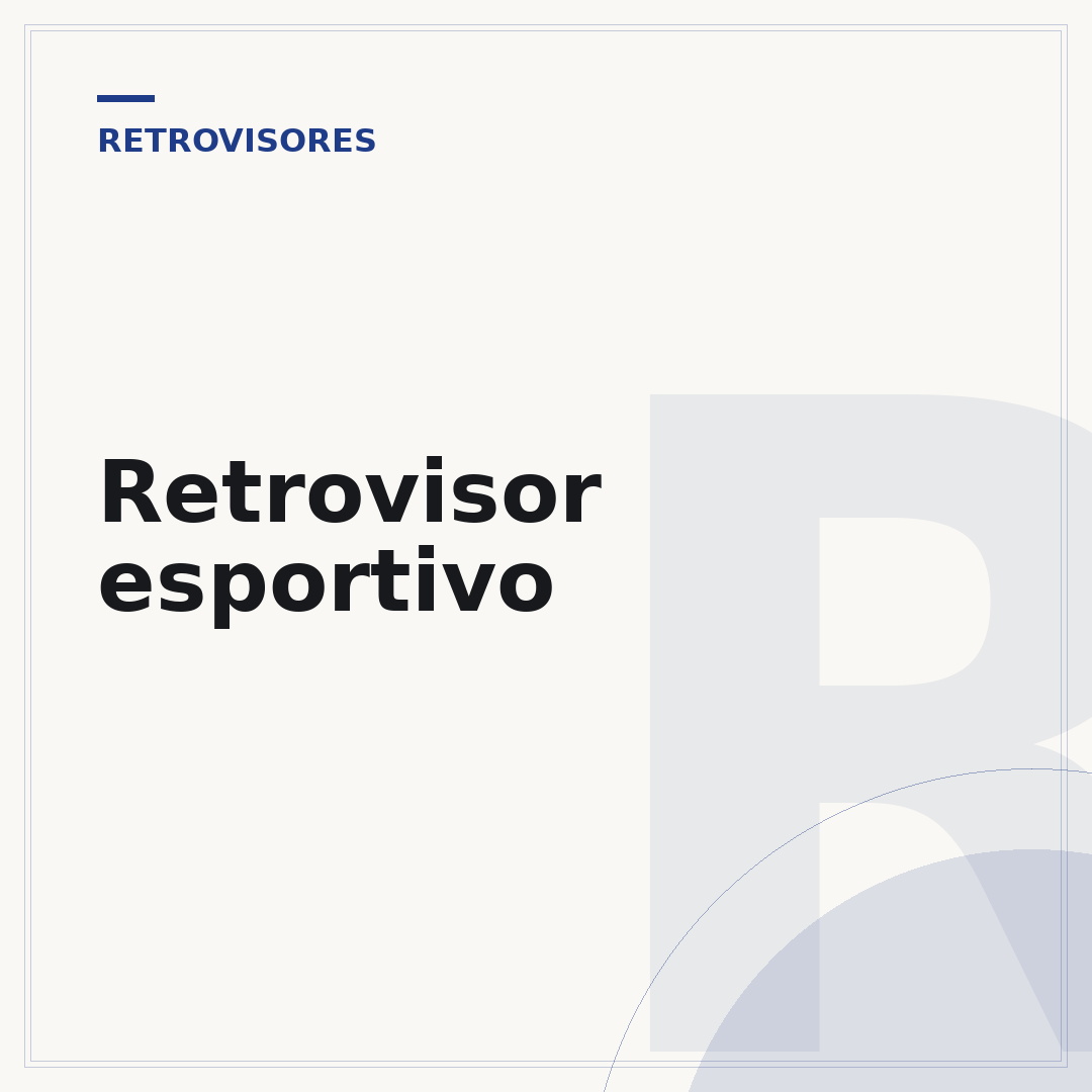 Retrovisor esportivo
