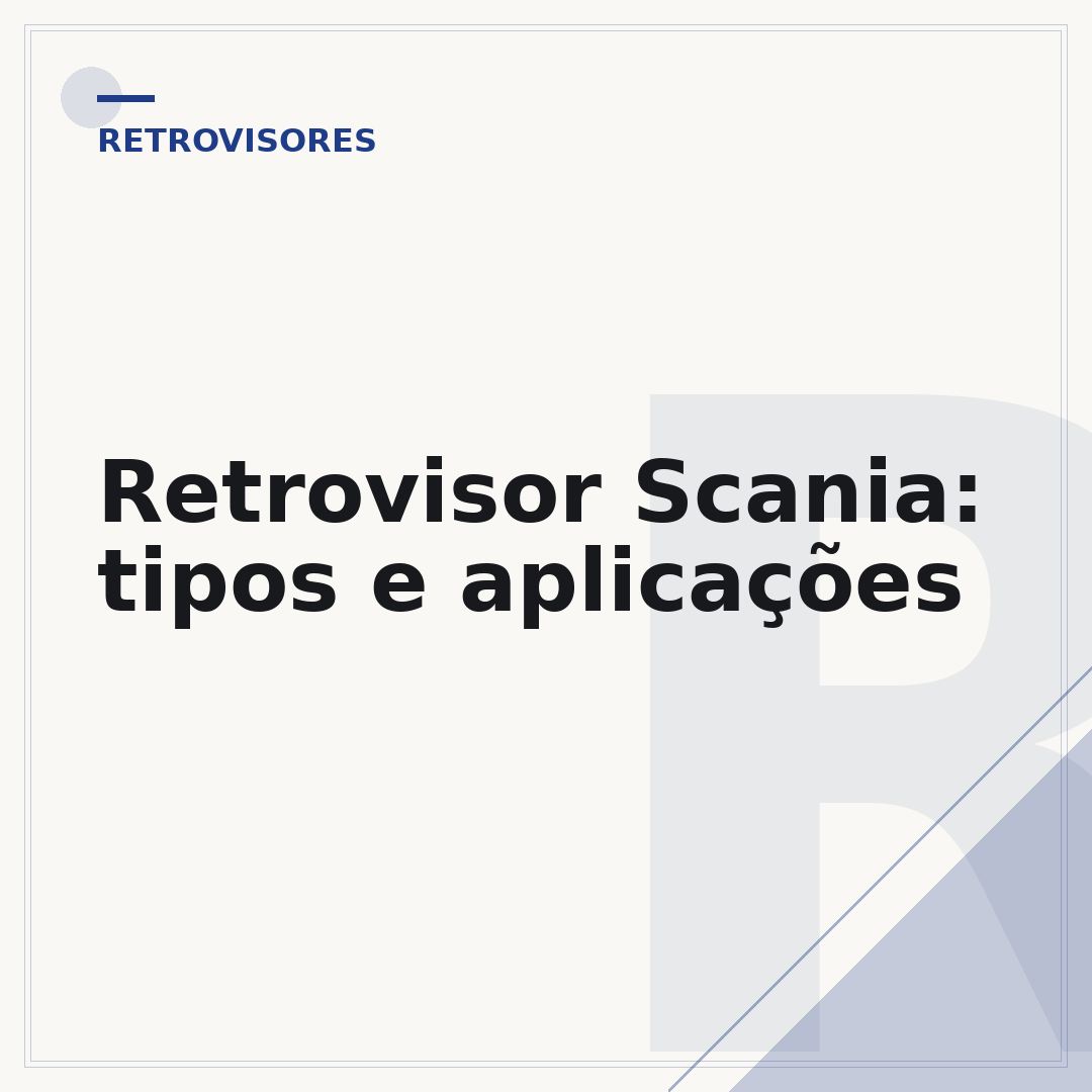 Retrovisor Scania: tipos e aplicações