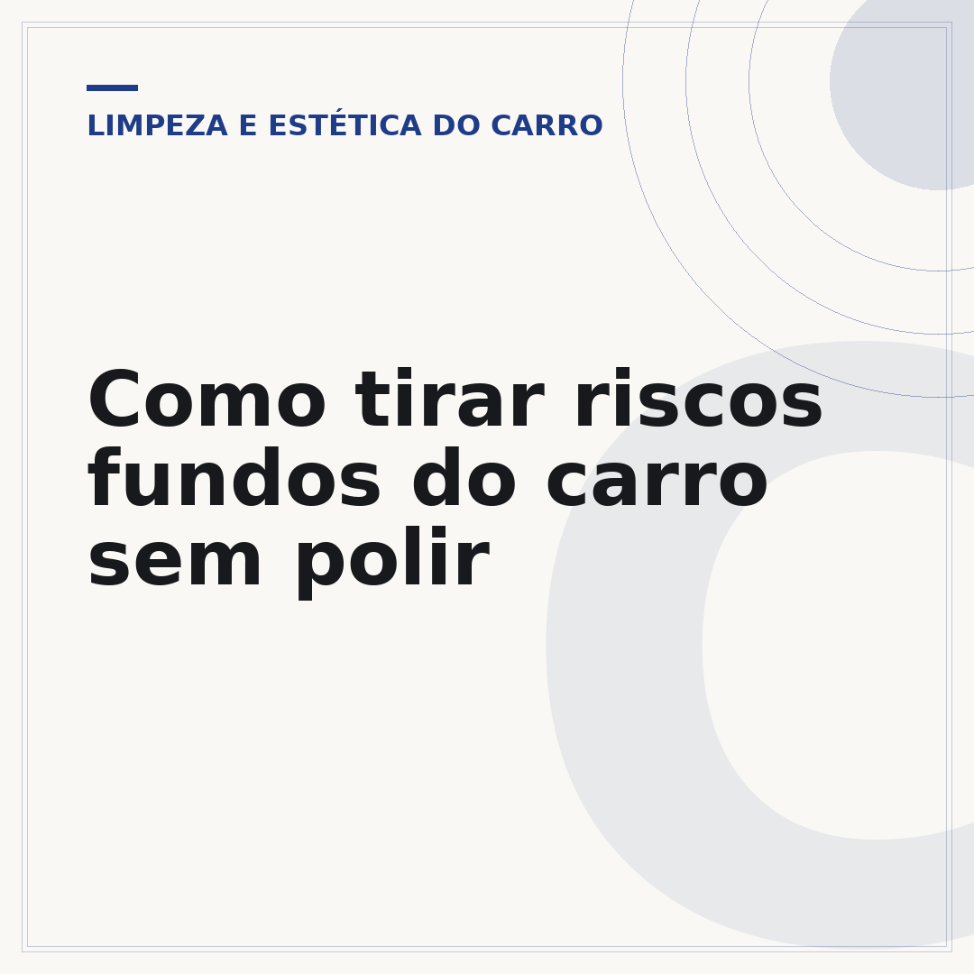 Como tirar riscos fundos do carro sem polir