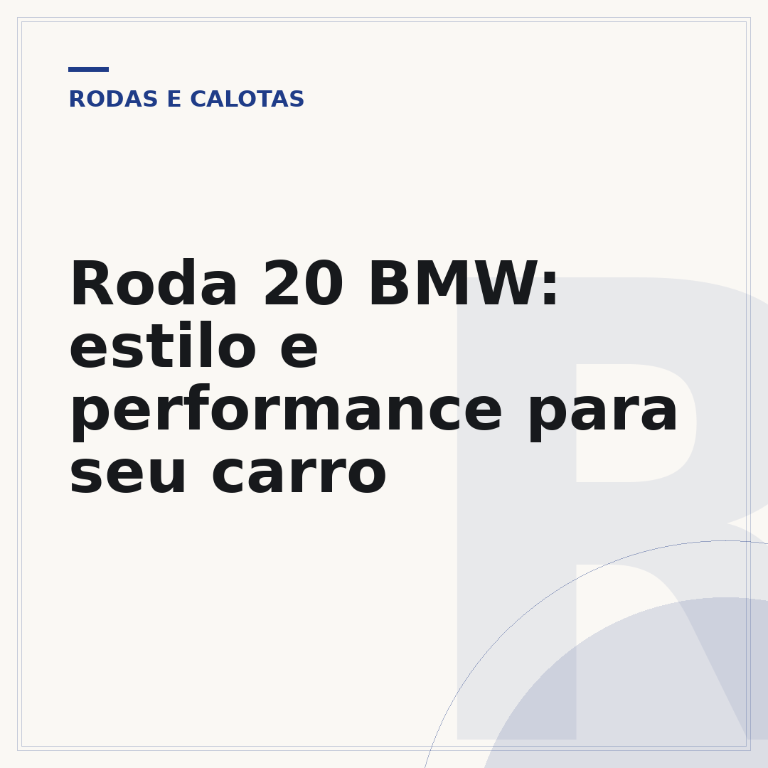 Roda 20 BMW: estilo e performance para seu carro